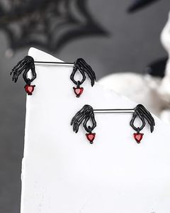 Anillos de pezón de corazón personalizados góticos Gaby, joyería de pecho de acero inoxidable quirúrgico Sexy para <span class=keywords><strong>mujer</strong></span>, chapada en oro y para regalos de fiestas - Product Image 6