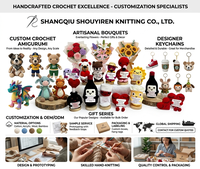 Vente en gros de mignons fantômes d'Halloween au crochet, poupées amigurumi faites à la main pour le soutien émotionnel, ornements, cadeaux avec étiquette positive