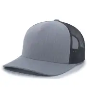 주문 로고 트럭 운전사 모자 로고 포도 수확 면 트럭 운전사 모자 모자를 디자인하십시오