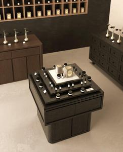 Vitrines d'aromathérapie en bois noir avec personnalisation haute performance pour magasin de parfums - Product Image 4