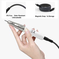 Outils de manucure professionnels, perceuse à ongles portable, lime électrique à mémoire de vitesse, perceuse à ongles rechargeable pour salon de beauté