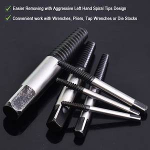 Commercio all'ingrosso 6 strumenti estrattore <span class=keywords><strong>vite</strong></span> rotto facile fuori punte danneggiate estrattore <span class=keywords><strong>vite</strong></span> rotta rimuovere guida viti rotte - Product Image 3