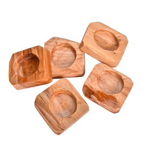 WOWO TECH Cendrier en bois unique et irrégulier de haute qualité, respectueux de l'environnement, pour accessoires de fumeur - Product Image 1