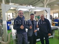 Cortadora de cuchillo oscilante CNC Plotter digital Máquina de corte por láser para ropa de fibra de poliéster Ropa de fibra de vidrio