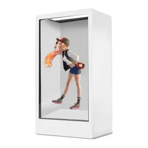 21,5 32 43 49 55 65 86 Zoll transparentes Gehäuse Touchscreen Werbung Digital Signage Showcase 3D Transparente LCD-Display box