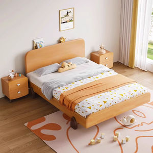 <span class=keywords><strong>Lit</strong></span> de princesse simple pour enfants Mobilier multicouche en bois de hêtre écologique <span class=keywords><strong>avec</strong></span> <span class=keywords><strong>rangement</strong></span> pour chambre de garçon Chambre d'adolescents - Product Image 3
