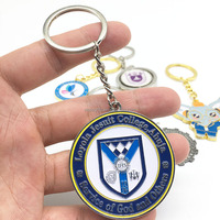 Porte-clés personnalisé en alliage de zinc 3D, style vintage, avec logo de dessin animé, porte-clés en métal pas cher, souvenir promotionnel