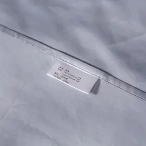 Estilo europeo 3D impreso 400TC 100% 60s algodón de fibra larga juegos de sábanas de 4 piezas con bordado ropa de cama cómoda de lujo - Product Image 6