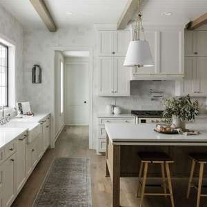 خزانة مطبخ صلبة من خشب البلوط من فيرمونت-خزائن مطبخ حديثة مخصصة - Product Image 5