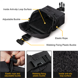 IDOGEAR 500D Nylon Single Frag Grenade Pouch MOLLE Compatible con autodefensa Supply Frag Pouch para cinturón - Product Image 2