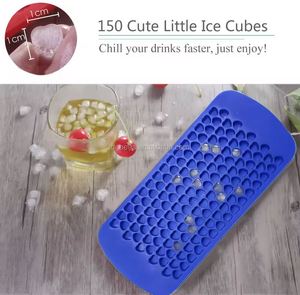 Heart-Shaped <b>Mini</b> BPA-Free Silicone Ice Cube Tray Easy Release & Durable for Perfect Homemade Whiskey Ice & Fruit Tools - Product Image 4