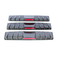 Diffuseur arrière universel pour voiture avec éclairage, pièce de modification adaptée aux voitures à hayon et berlines