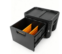 Sac à outils en stock, robuste, capacité 240 lb, boîte à outils empilable, tiroirs à verrouillage automatique, séparateurs, personnalisation OEM/ODM, rangement portable