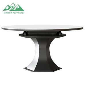<span class=keywords><strong>Table</strong></span> à manger ronde en pierre frittée minimaliste italienne de luxe Wayon 2026, ensemble de <span class=keywords><strong>table</strong></span> à manger circulaire haut de gamme pour petit appartement - Product Image 5