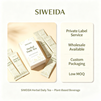 SIWEIDA Slim Tea Instantané Herbal Citron Minceur Détox Colon Santé Intestinale Sans Sucre 100g 5gx20 Sachets