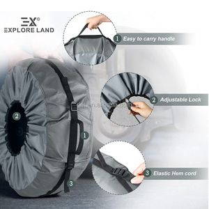 ผ้าคลุมป้องกันยาง Bronco แบบพกพา,ผ้าคลุมยาง Ford Ecosport อะไหล่สำหรับ Mitsubishi Pajero - Product Image 5