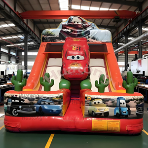 Outdoor Double Lane Large <strong>Inflatable</strong> Jumping Castles <strong>Inflatable</strong> <strong>Slide</strong> for Kids Bounce House <strong>Inflatable</strong> Car Theme <strong>Dry</strong> <strong>Slide</strong> - Product Image 2