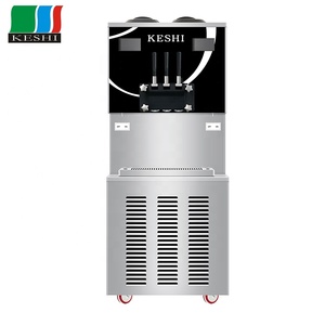 Machine à glace électrique kess hi, grand écran <span class=keywords><strong>tactile</strong></span>, appareil pour yaourt gelés - Product Image 2