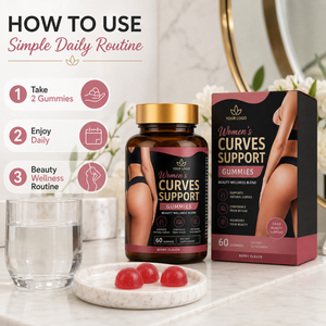 Gomitas de Gran Capacidad para Curvas de Glúteos Femeninos, con Sabor a Bayas, a Base de Plantas Naturales, para un Físico Perfecto - Product Image 6