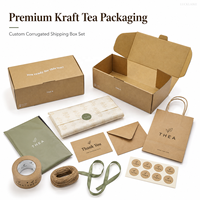 Boîtes d'emballage en papier kraft biodégradable personnalisées en gros pour cosmétiques, soins de la peau, thé, bento, déjeuner, cadeaux, plantes, expédition, emballage biologique