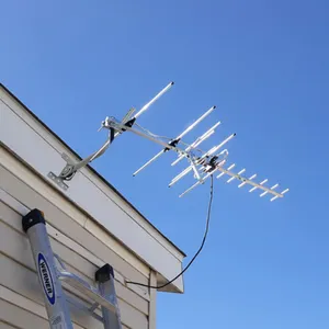 Jh-Mech Custom Lichtgewicht Eenvoudige Installatie Verstelbare Outdoor Solid Base Tv Antenne Mount Pole