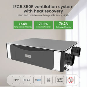 Recuperador de Calor ERV de Techo para Hospitales y Escuelas, Intercambiador de Calor de Aire, Ventilación con Recuperación de Energía Entalpica, Gran <span class=keywords><strong>Venta</strong></span> - Product Image 5
