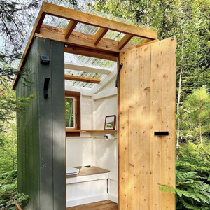 Sauna Tradizionale Intelligente in Cedro Rosso per Esterni per 4 Persone, Prezzo di Fabbrica, per Uso Domestico - Product Image 5