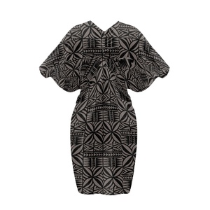 Maglietta larga Oversize da donna di alta qualità ampia da donna abito lungo da festa abito corto da donna tribale nero abiti taglie forti - Product Image 3