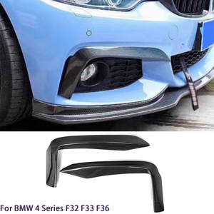 Pour Série 4 F32 Coupé / F33 Cabriolet / F36 CC Style Fibre de Carbone Coin Avant 2013-2019 - Product Image 1