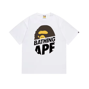 T-shirt sportiva casual <span class=keywords><strong>vintage</strong></span> a maniche corte con stampa a lettere, ampia e comoda, in cotone pettinato traspirante - Product Image 3