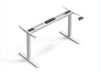 Cadre de bureau ergonomique avec table électrique à hauteur réglable à un ou deux moteurs, bureau motorisé pour se tenir debout ou assis