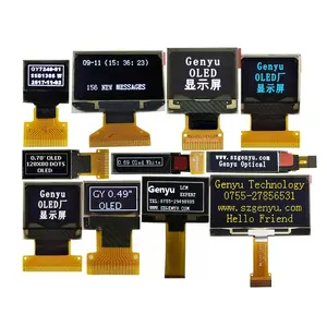 مربع Ssd1306 Oled عرض 0.96 I2C لحام 128X64 32X128 0.49 0.91 128X32 1.3 1.54 256X64 مستطيلة Spi Oled لوحة وحدة