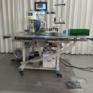 Mesin jahit Motor jarum tunggal tempat tidur datar dapat diprogram Industri untuk sambungan saku otomatis dan pengaturan - Product Image 4