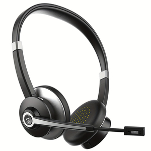 Auriculares Inalámbricos con Micrófono ENC, Botón de Contestar/Colgar, Sonido Nítido para Zoom y Llamadas de Oficina - Product Image 1