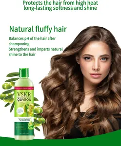 Professional Manufacture Deep Cleansing Natural Olive Oil Shampoo Hair Care Set Repair Nourish