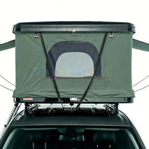 Carpa de techo rígida tipo concha de aluminio para 3 personas para camping y senderismo - Product Image 4