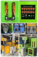 Machine de soufflage de bouteilles en plastique jetables ZG-500 de bonne qualité pour l'eau minérale et l'huile, machine manuelle de fabrication de bouteilles