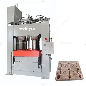 ZZCHRYSO Euro madeira pallet faz máquina moldado madeira serragem pallet machine