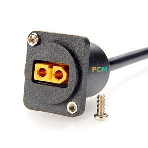 Kabel Panel Mount XT60 XT60H-F ke XT60H-M Tipe D, Kabel Ekstensi Bulkhead untuk Baterai Drone, Pesawat, Model Pesawat, Kabinet - Product Image 2
