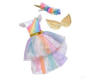 Niñas fiesta de cumpleaños vestido de <span class=keywords><strong>princesa</strong></span> niños carnaval fiesta <span class=keywords><strong>unicornio</strong></span> disfraz Cosplay - Product Image 3