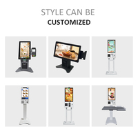 Machine de Caisse Automatique TACTILE TPV 24 27 32 Pouces, Terminal de Paiement pour McDonald's, Borne de Commande Libre-Service pour Fast-Food, KFC/Restaurants