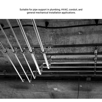 Collier de serrage industriel en métal robuste avec revêtement en caoutchouc pour la fixation de tuyaux et l'atténuation des vibrations