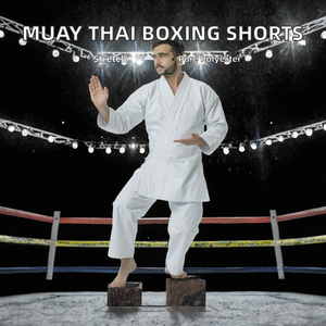 Shorts de Karaté et Boxe pour Hommes – Personnalisables, Professionnels, pour Entraînement MMA, Ring, Satin Extensible Traditionnel, Sparring – Fournisseur d'Usine - Product Image 2