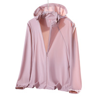 Veste de cyclisme légère et respirante à capuche pour couples, séchage rapide, protection solaire UPF50, anti-plis, pour femme