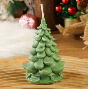 Handmade Green <b>Christmas</b> <b>Tree</b> Shape Art <b>Candle</b> Cute Scented <b>Candle</b> for Home Decoration - Product Image 5
