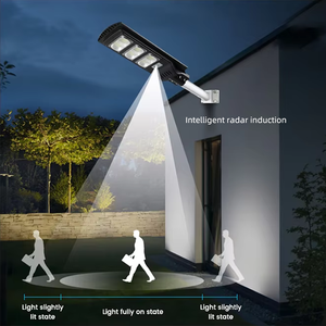 Lámparas Solares LED Integradas Todo en Uno para Exteriores, Resistentes al Agua IP65, de 100w 200w 300w 400w 500w, de Plástico ABS, NJ-WZ, Impermeables IP65 - Product Image 2