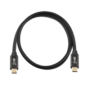 Type C To Type C <b>Cable</b> 100W 10Gbps PD Fast <b>Charging</b> Data Transfer Black PVC Copper Conductor - Product Image 1
