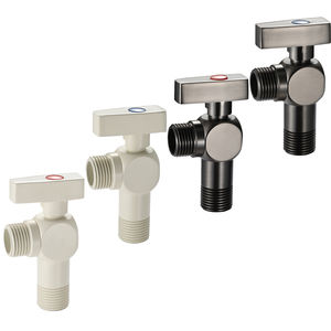 วาล์วทองเหลืองชุบโครเมียมสีดำขาว ทนแรงดัน ขนาด G1/2 สำหรับห้องน้ำและห้องครัว ราคาส่งถูก - Product Image 1