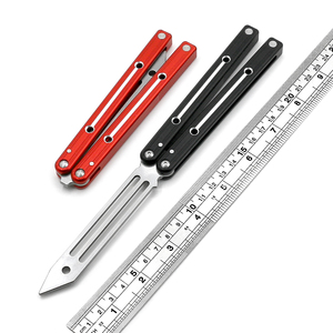 Outils d'entraînement en plein air de qualité DIY pliable Squid Butterfly Trainer Lame émoussée en acier inoxydable pour la pratique du sport OEM - Product Image 6