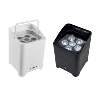 Control Remoto Inalámbrico Wi-Fi DMX, Lámpara de Escenario LED Portátil con Batería, Efecto de Luz Par